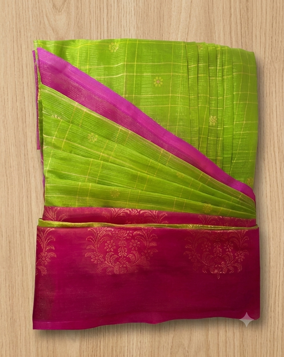 Box Pleat Saree 14